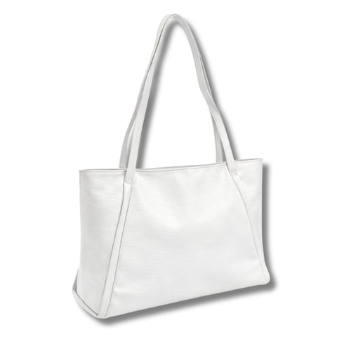 AYSLE 1656 Women’s Soft Leather Shoulder Tote Bag | Elegant Large Capacity Handbag | Interior Zipper Pocket with Side Pockets | 30×40×14 cm | 12 Colors