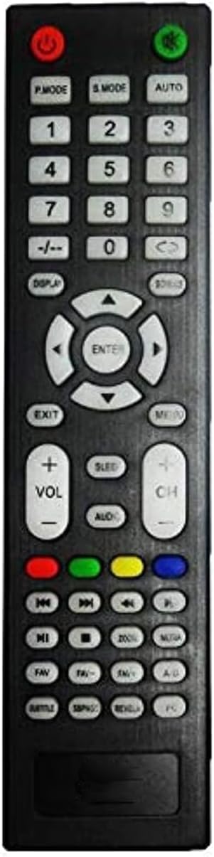 Replacement Remote Control Compatible with Nokia Egypt TV Unionaire, ATA UNIONAIRE 32 INCH, JAC, GL and Many Screens