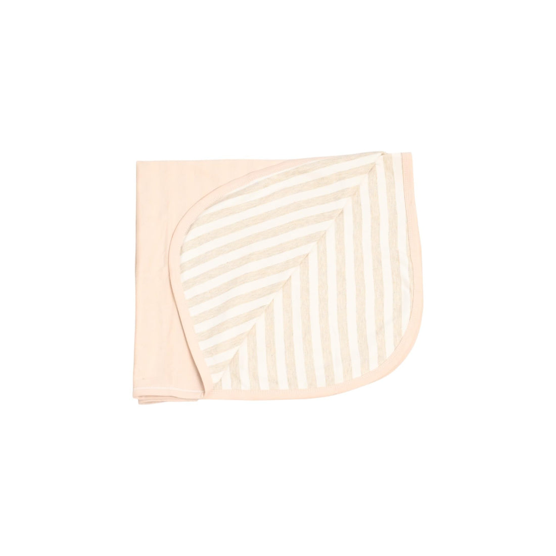 Soft Cotton Baby Blanket Hoodie Stripe Design for Baby Girls One Size (Beige, ONE SIZE)