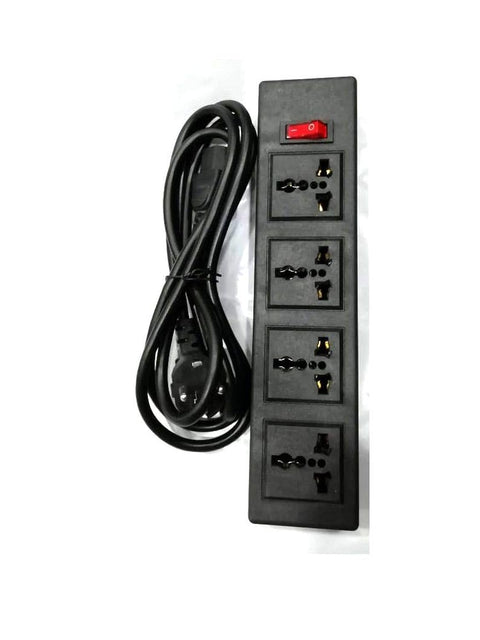 Smart power strip black RS4 (4 sockets)