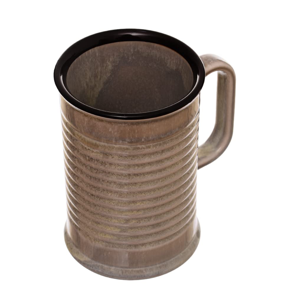 Rosa FM 8968 917237#6#Can Light Gray Black Line Porcelain Mug With Durable Material For Home And Office