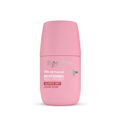 Beesline Roll-On Deo, Super Dry - Jouri Rose 72h Protection - 50 ml