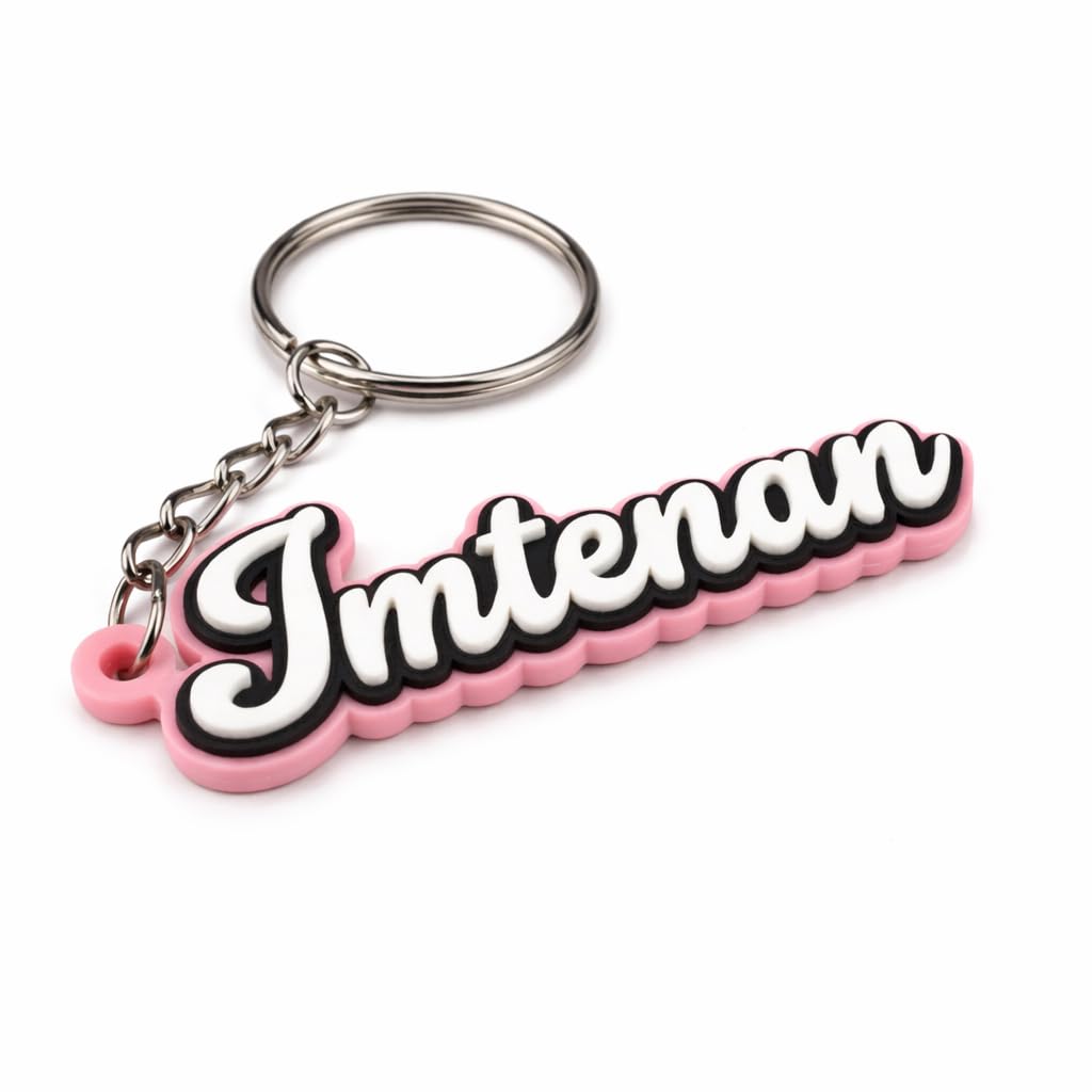 Imtenan Keychain - Personalized Name Keychain - "Imtenan" Personalized Gift for Friends, Family, Lovers, Best Friend, Birthday, Anniversary, Graduation, Christmas, Valentine's Day, Keepsake Jewelry