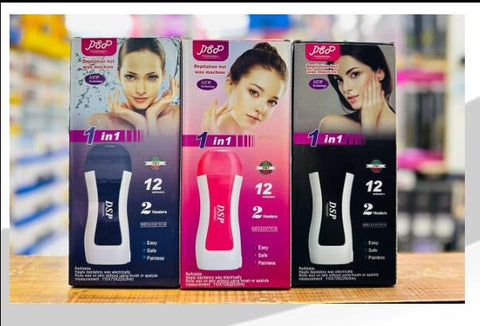 Electric Wax Heater Portable Hair Removal Heater Hot Wax Cartridge Euro Plug 1 * 1