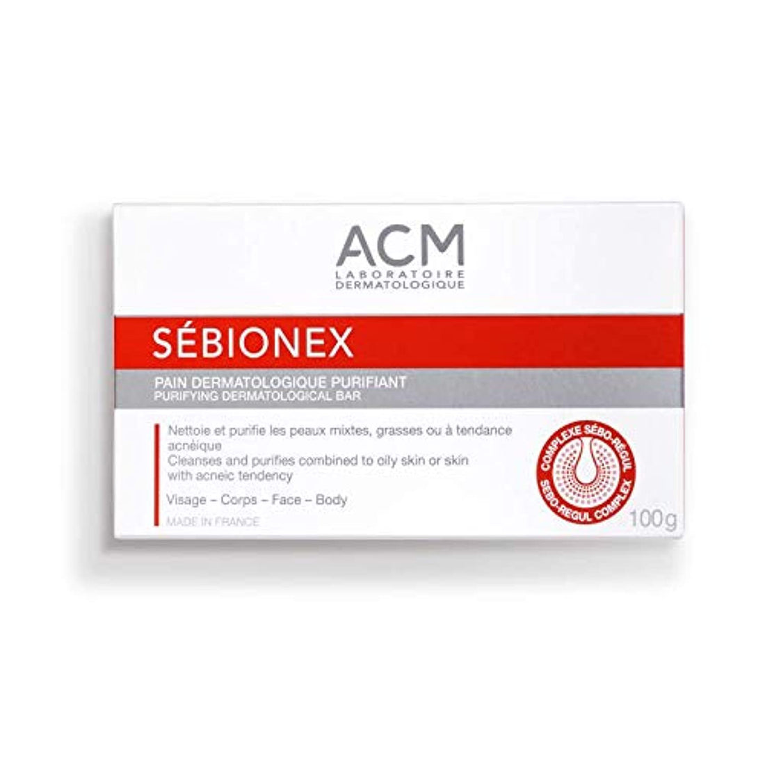 ACM Sebionex Cleanses & Purifies Combined To Oily Skin Soap 100g