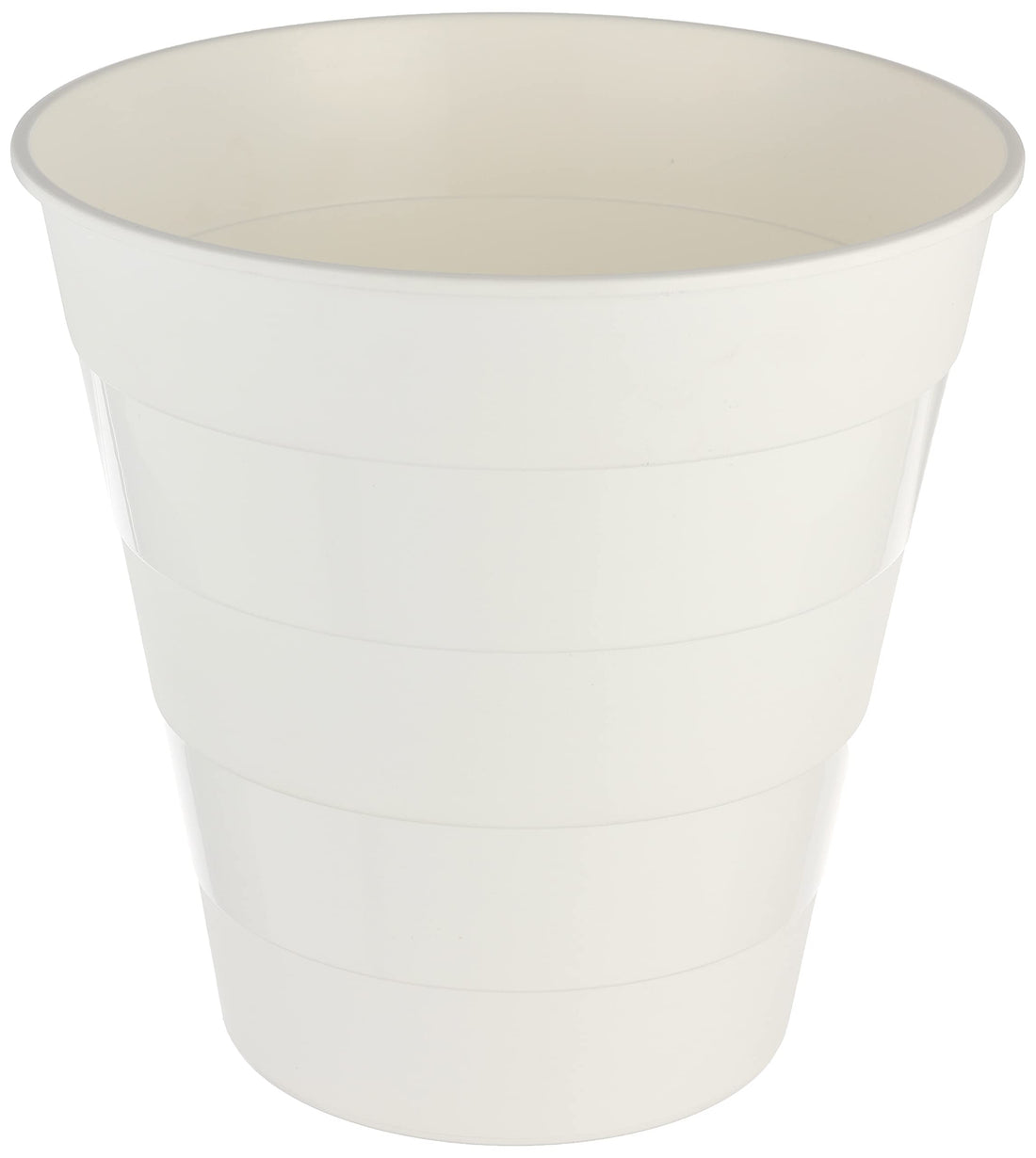 Trash Can, Suitable for Household Kitchen?Easy to Garbage Can Circular Plastic Trash Can Without Cover Trash Recycling Box Wastebasket Rubbish Bin Trash Bin DDBB (Color : White, Size : Small) â€¦
