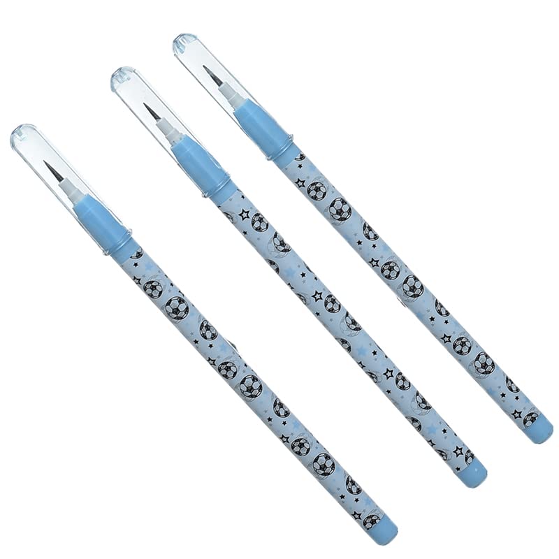 M&G AMPQ1674 Printed Mechanical Pencil Set Of 3 Pcs For School, Student, office - Multi Color