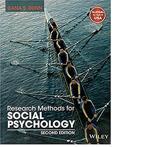 Research Methods For Social Psychology 2Nd Edition