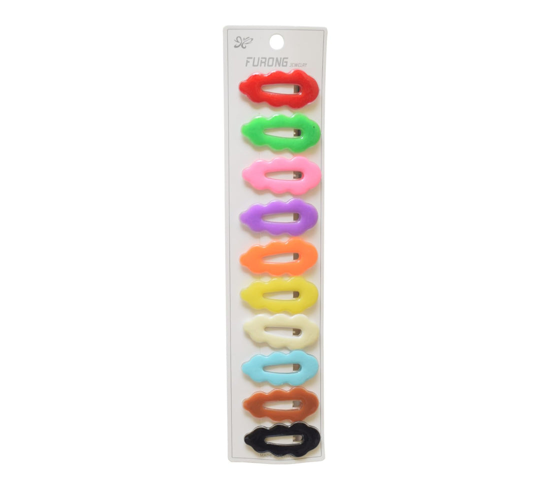 Daphne 10-Piece Star Hair Clip Set For Girls - Multicolor - 1825