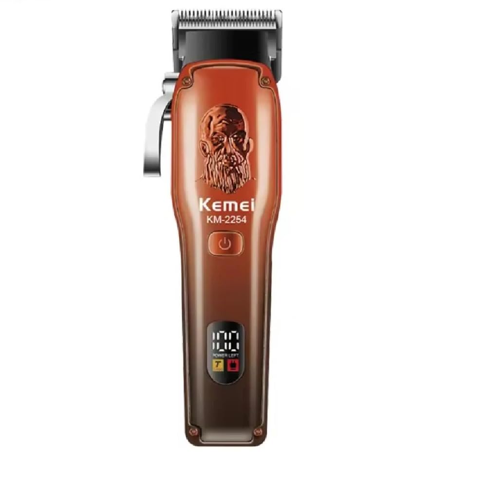 Dodooo Kemei Professional Rechargeable Hair Clipper Orange KM-2254