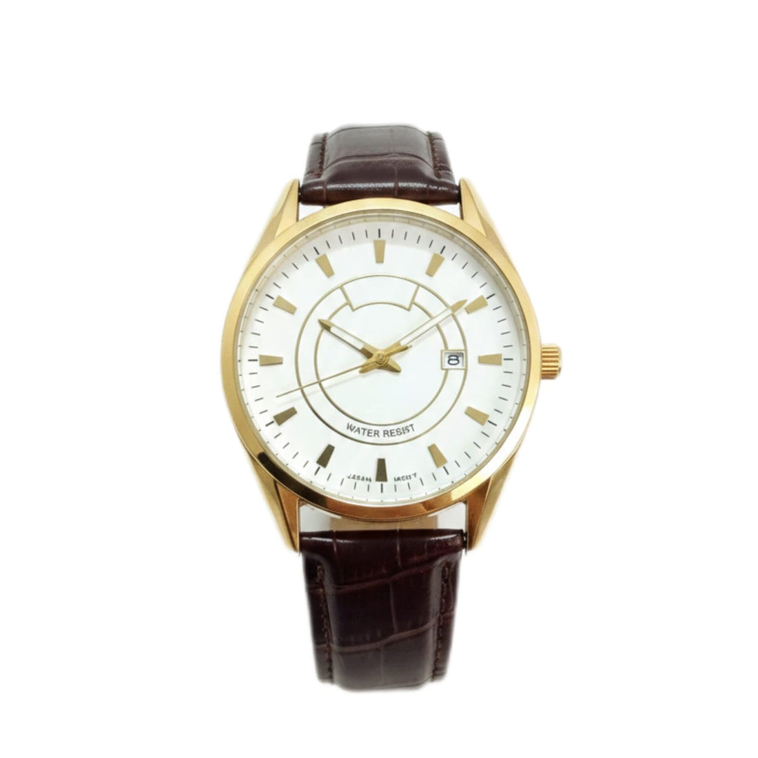 Luxury Men's Watch Leather Band Classic Design - Durable Metal Lock - Suitable for Occasions and Formal - Fashion Style with High Quality