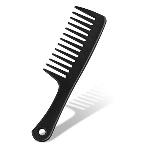Wide Tooth Comb, Hairdressing Combs-Smooth, Sturdy, and Anti-Static,Curl Comb for all Hairdressing & Styling (Black)