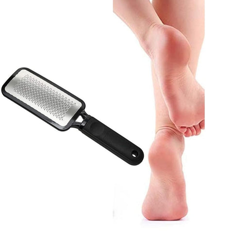 Foot Scrubber Callus Remover for Feet, Large Stainless Steel Pedicure Tools Foot Scraper to Remove Callous Dead and Hard Skin for Both Dry and Wet Feet, Professional Foot File