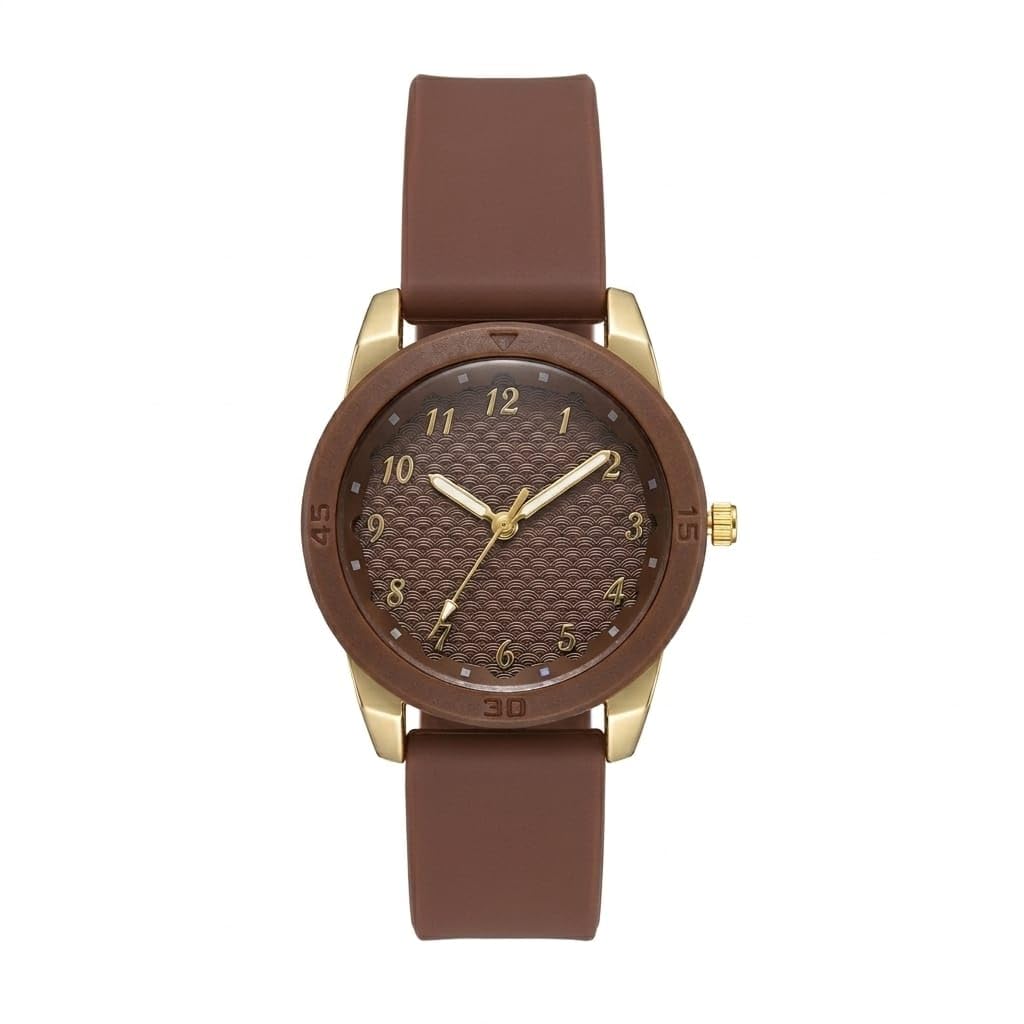 Luxury Women's Wrist Watch Comfortable Silicone Rubber Band - Fashion Design Suitable for Gifts and Occasions - Available in Many Colors and Shapes