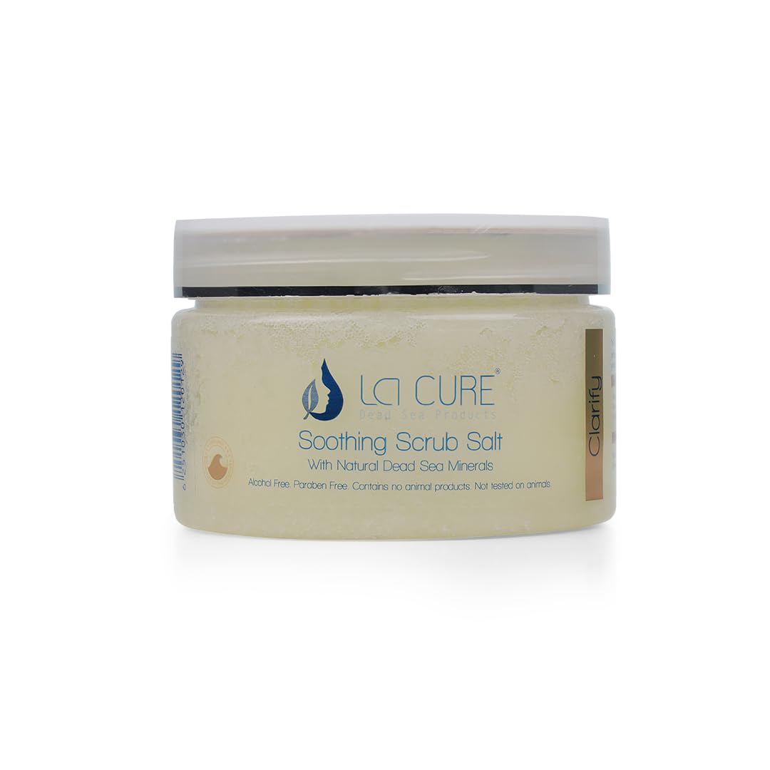 La Cure Soothing Scrub Salt with Natural Dead Sea Minerals, Alcohol Free, Paraben Free, Cruelty Free
