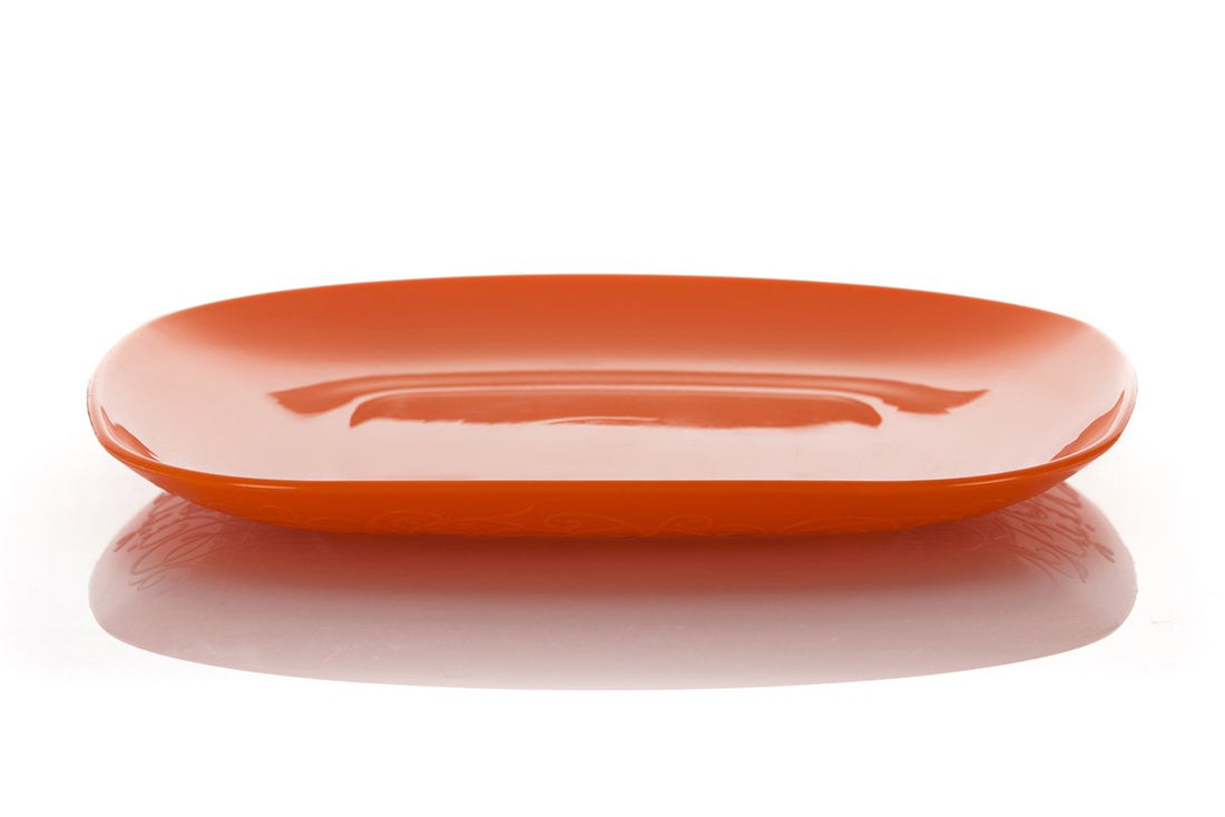 M-Design Eden™ Dinner Plate 26 cm - BPA Free, Microwave Safe, Dishwasher Safe, Food Safe, Stackable - Orange