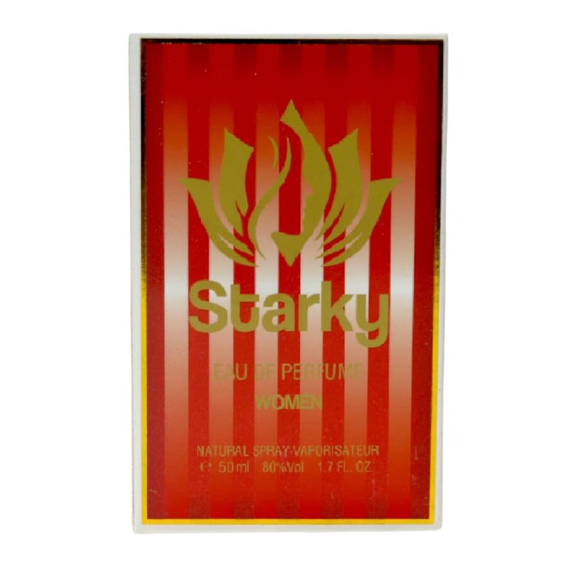 Starky Eau De Perfume Natural Spray Vaporisateur For Women-Red-50ml