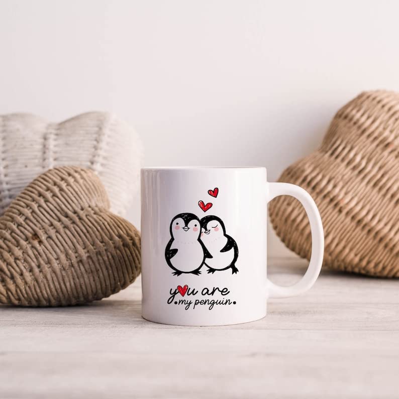 You are my penguin mug/Birthday Anniversary Christmas Gift for her him/Valentine's Day/Boyfriend Girlfriend wife husband couple