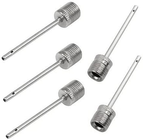 Ball Pump Inflation Needle - Stainless Steel Air Pump Needles with - Ideal for Blowing Up Football, Basketball, Volleyball, and All Other Sports Balls (5 Pack)