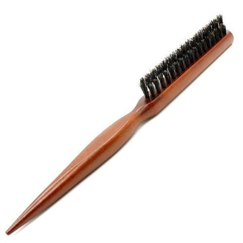 Barber Wood Handle Hair Brush Anti Loss Wooden Barber Hair Comb, Hair Round Roller Wood Hair Brush, Bristle Nylon Hair Comb.