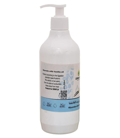 Ormella Vanilla Oil Glycerin For Skin Moisturizing, 500 ml YA-16