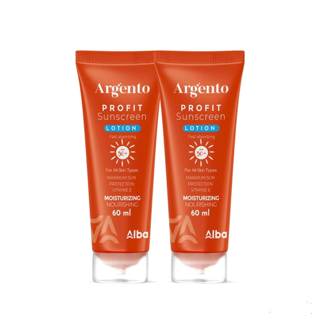 Argento-Profit Sunscreen Lotion 60ml1+1