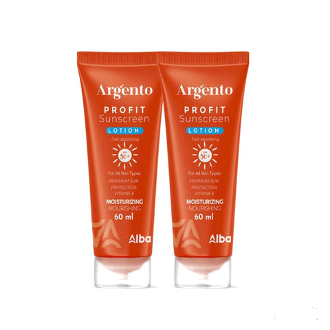 Argento-Profit Sunscreen Lotion 60ml1+1