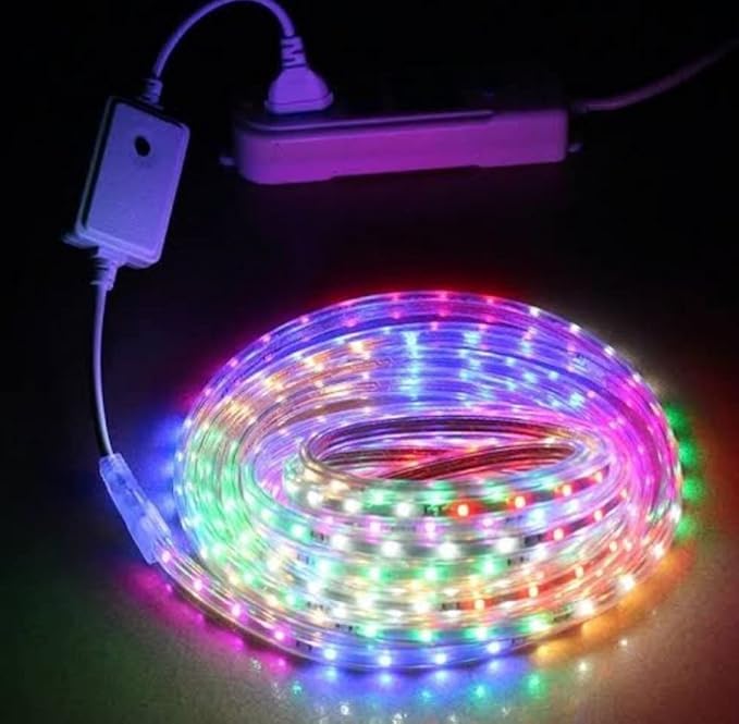 RGB LED Strip Light - 10M - Multicolor with Mini Controller 220V Waterproof - with Generic guarantee of satisfaction and quality