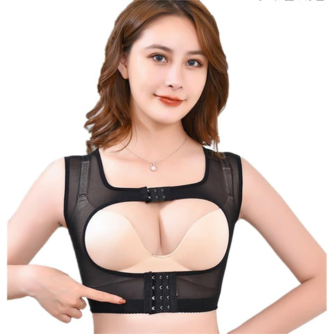 Women Chest Corset Lightweight Back Brace Chest Support Belt Push Up Support Belt Breathable Humpback Corrector Posture Improvement