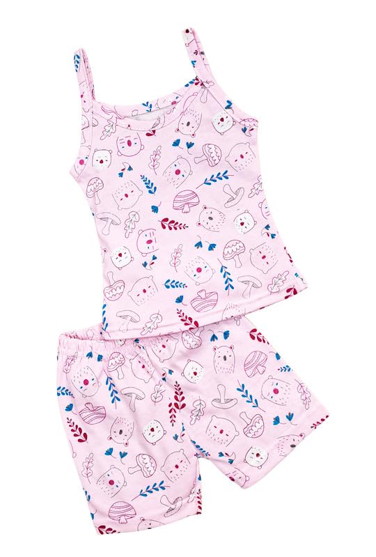 My Baby 2 Pieces Printed Cotton Underwear Set Strap Top & Shorts