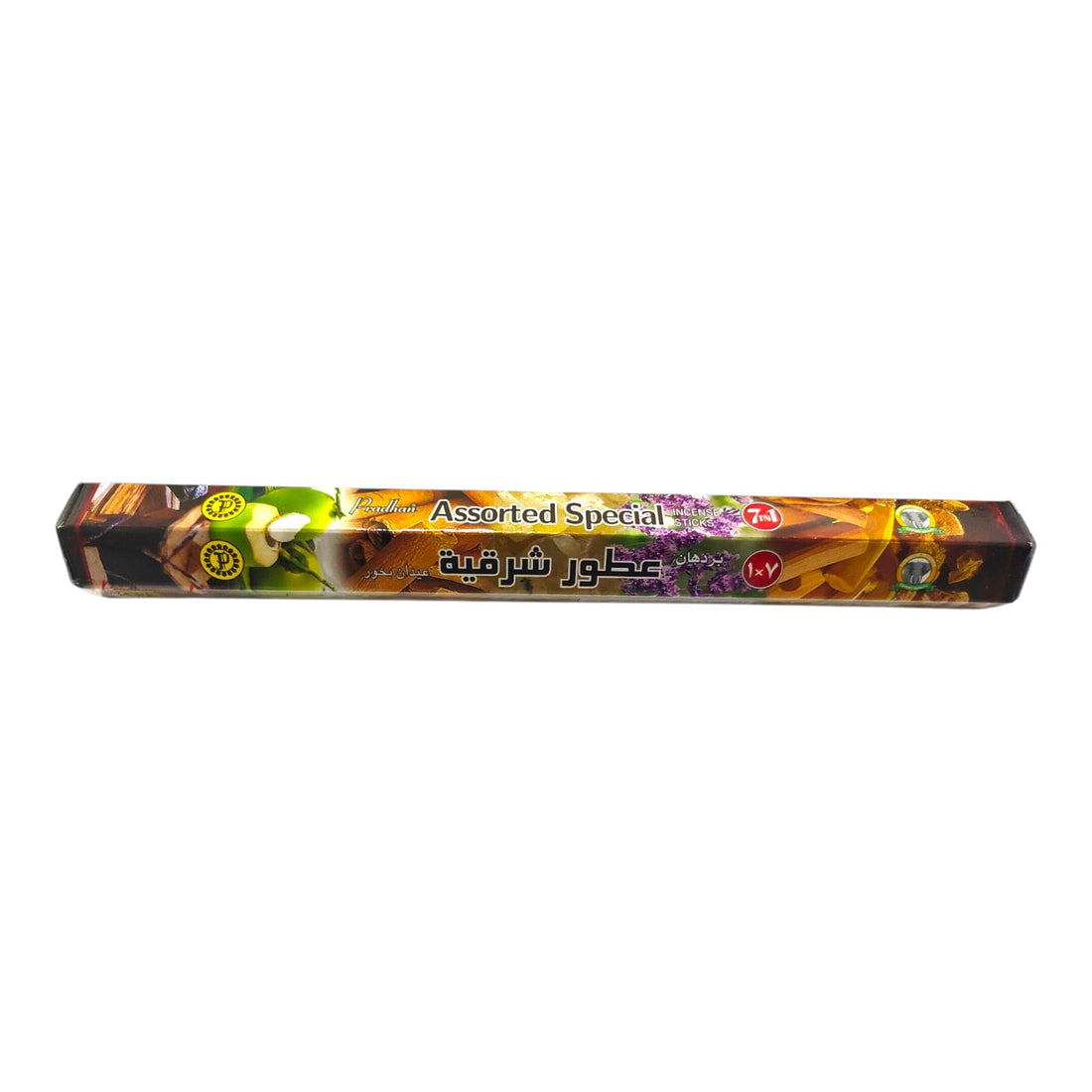 بخÙˆر بردÙ‡اÙ† - Pradhan 7-in-1 Hexagonal Oriental Perfume Incense Stick 20-Pack