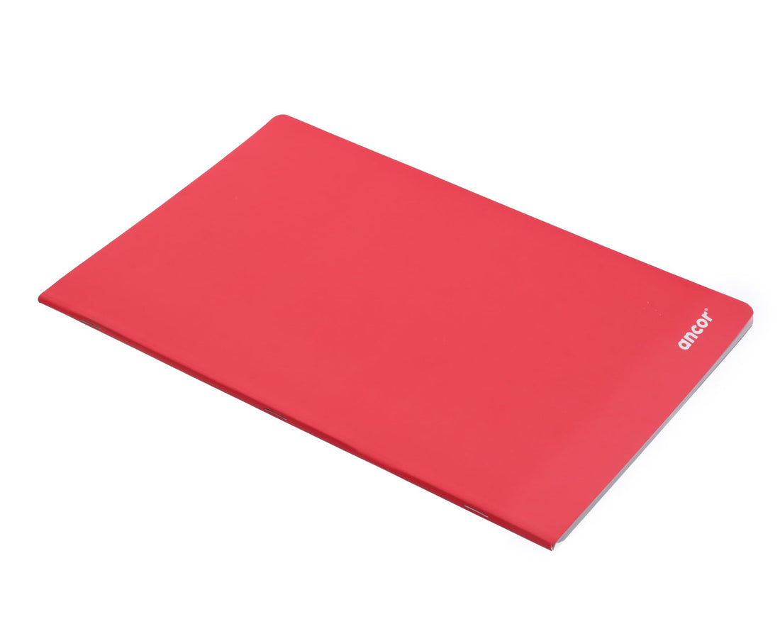 ancor Bold A4 Premium Exercise Book, 40 Sheets, 70gsm, 9 Lines Ruler - Red