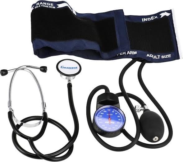 Blood Pressure Monitor Clock Indicator with Headphone by Jr Anz Ya