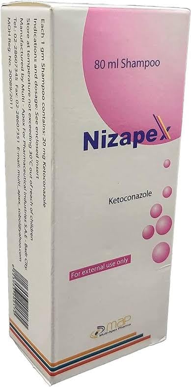 Nizapex Ketoconazole Scalp Care Shampoo, 80 ml