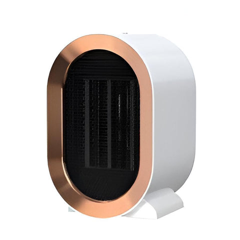 Compact Heater - Ultra-Efficient 1200W Fan Heater with Adjustable Thermostat for Quick Room Warming in Homes and Offices - Available in White or Green (color-white)