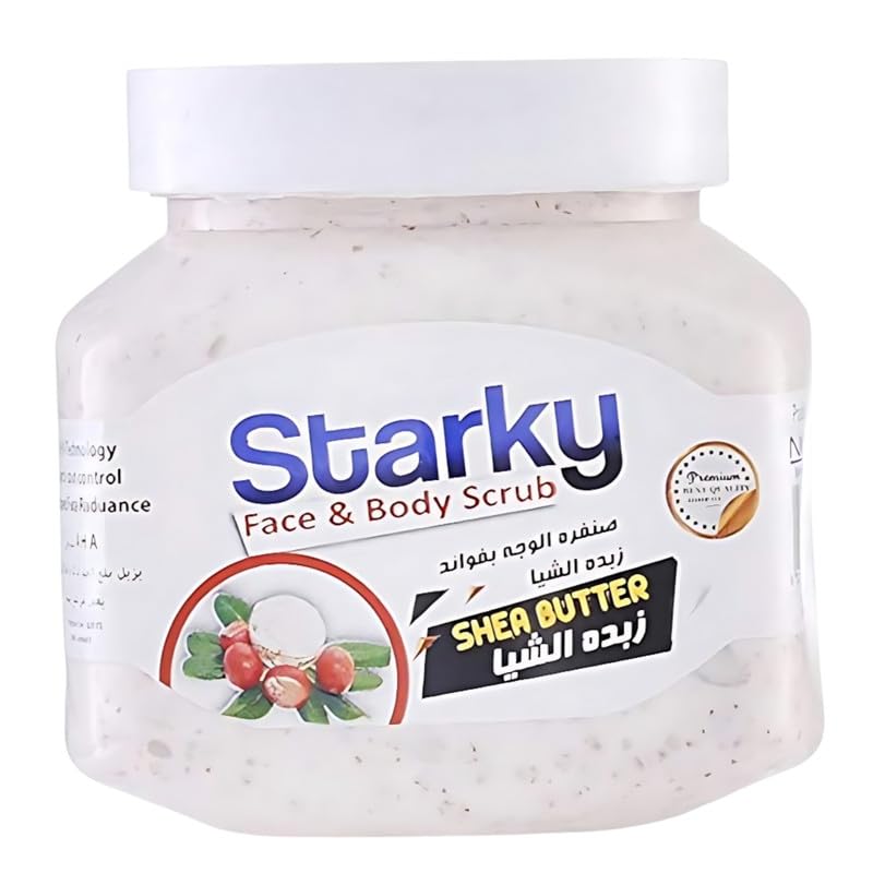 Starky Scrub Cream With Shea Butter Face&Body-300ml