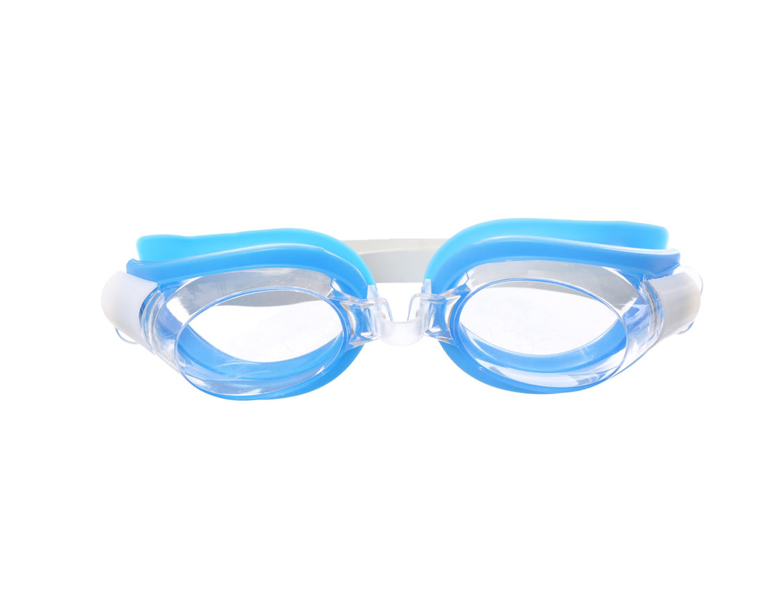 MINSA Swim Goggles on Card M223 Blue for Swimming and Water Sports