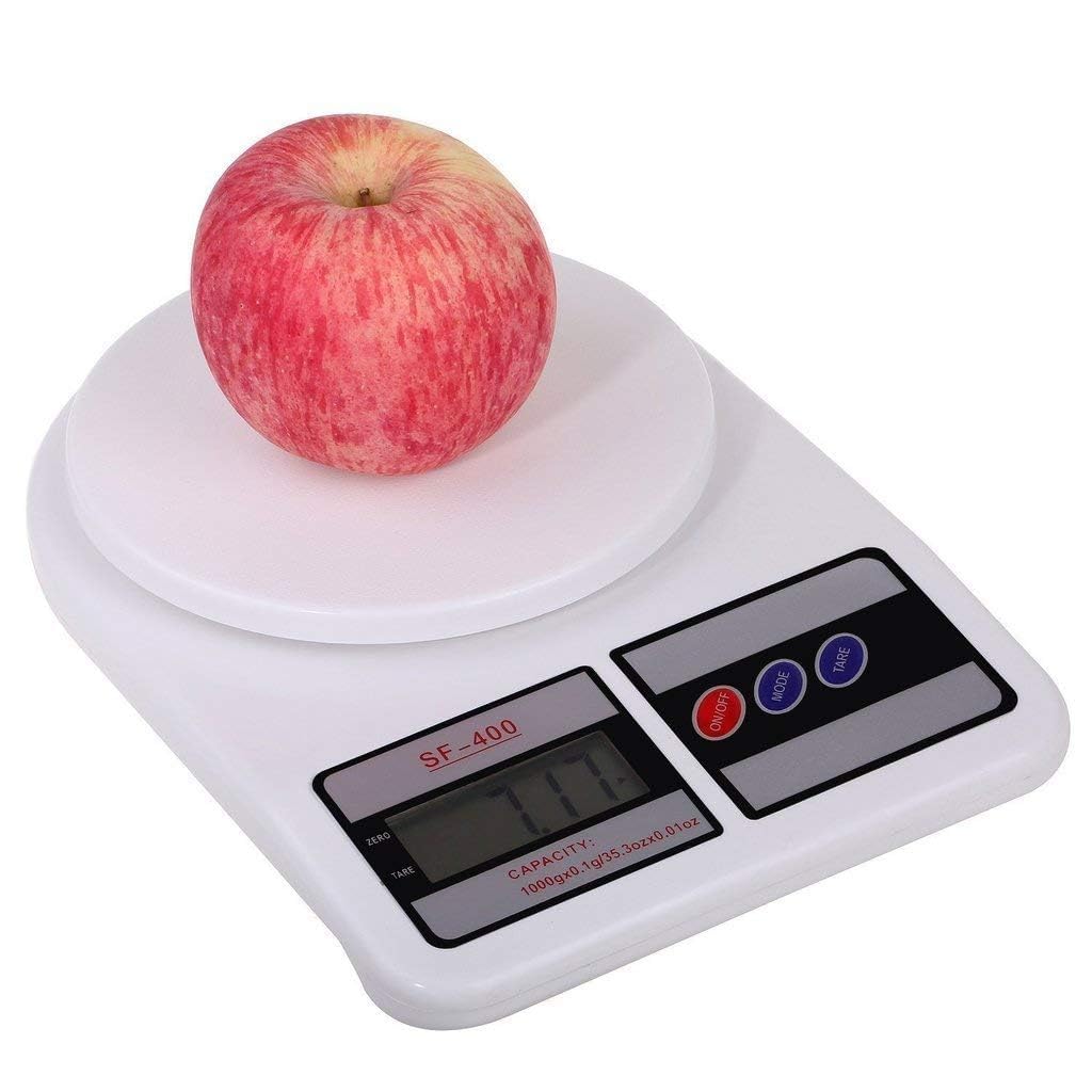 TRUE FIT®-Digital Kitchen Scale Kitchen Weight Scale/Kitchen Weighing Scale, 10kg Weighing Scale Vegetable Liquids Ultra Accurate