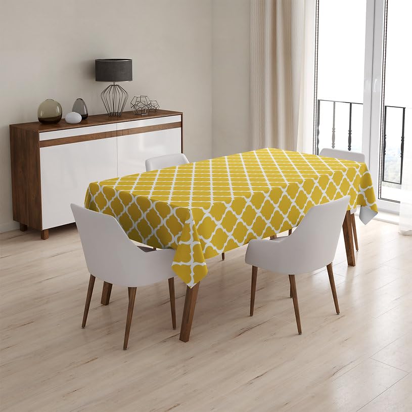 Cartela Tablecloth TC-PR1233Q (Mustard, 130x180cm)