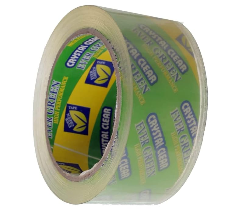 OVA All Purpose Strong Adhesive Tape for Home, Office and Packaging Use-Clear (100 Yards)