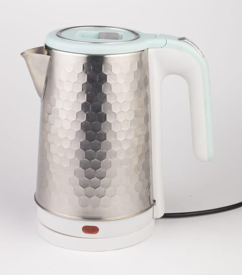 Cattel Flamingo Crystal Stainless Steel 2 Liter 1500 Watt Electric Kettle Has A Stylish And Modern Design, Making It An Ideal Choice For Everyday Kitchen Use. (Green)