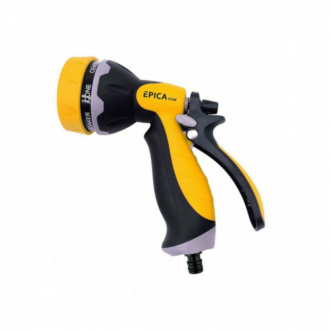 EPICA - 7 Pattern High Pressure Garden Hose Nozzle Water Spray Gun 0.5 Inch, EP-60519