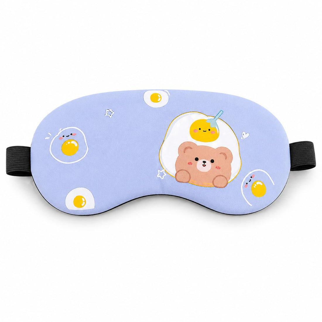 Cooling Gel Eye Mask for Dark Circles & Puffiness Relief, Reusable Cold Compress Sleep Mask with Adjustable Strap, Soft Cotton Fabric Eye Therapy Mask for Relaxation, Stress Relief & Better Sleep