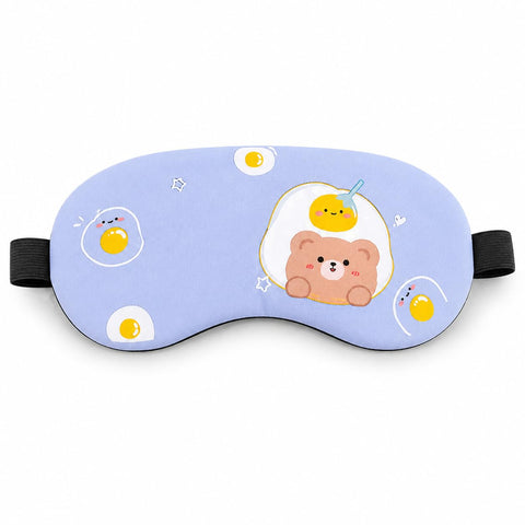 Cooling Gel Eye Mask for Dark Circles & Puffiness Relief, Reusable Cold Compress Sleep Mask with Adjustable Strap, Soft Cotton Fabric Eye Therapy Mask for Relaxation, Stress Relief & Better Sleep