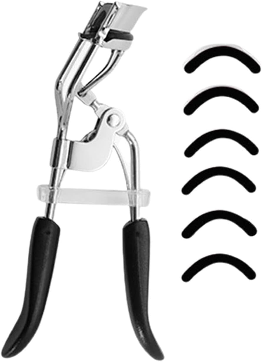 Black Set Lash Curler Eyelash Curling Mascara Brush Eyelash Curler Kit Convenient Makeup Brushes and Tools