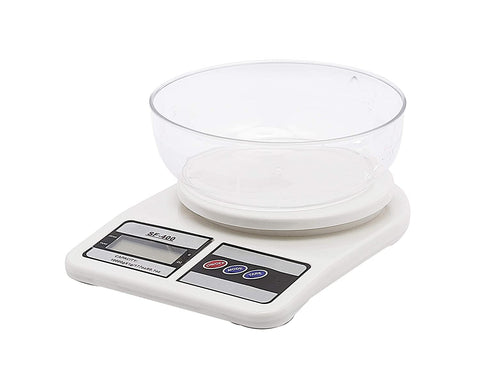 Electronic Digital Kitchen Scale - SF-400, White