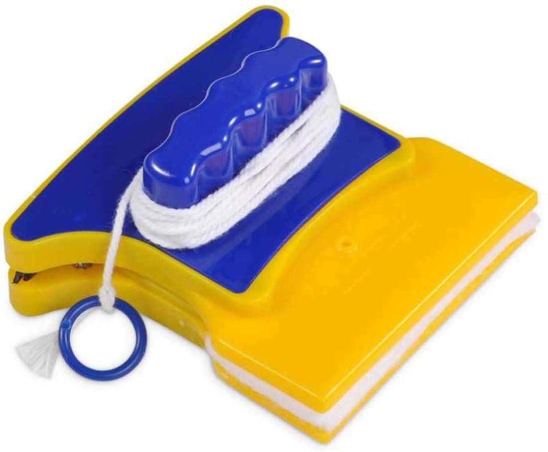 Monico Magnetic Glass Cleaner Double-Side Wiper Square Shape Window Mirror Fish Tanks Pad Sc Home Cleaning Brush Squeegee Washing Equipment Household Cleaner Kit