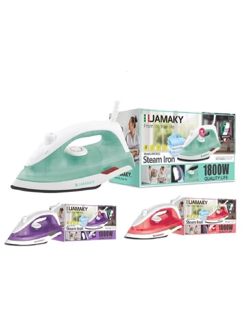 Iron Steam For Clothes And Curtains 1800 Watts Actual From Jmaki Made Italian JMK1002