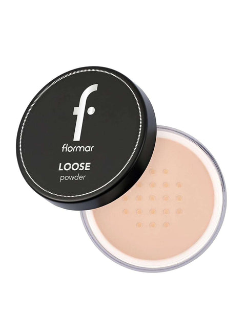 Flormar Loose Powder – 001 Pale Sand – Matte Finish Setting Powder, Smooth Soft Texture, Helps Control Shine, Long-Wear Feel