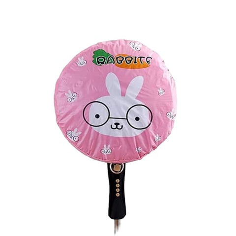 Waterproof Dust & Moisture Proof Fan Cover for Dogs (Rabbit Pink)